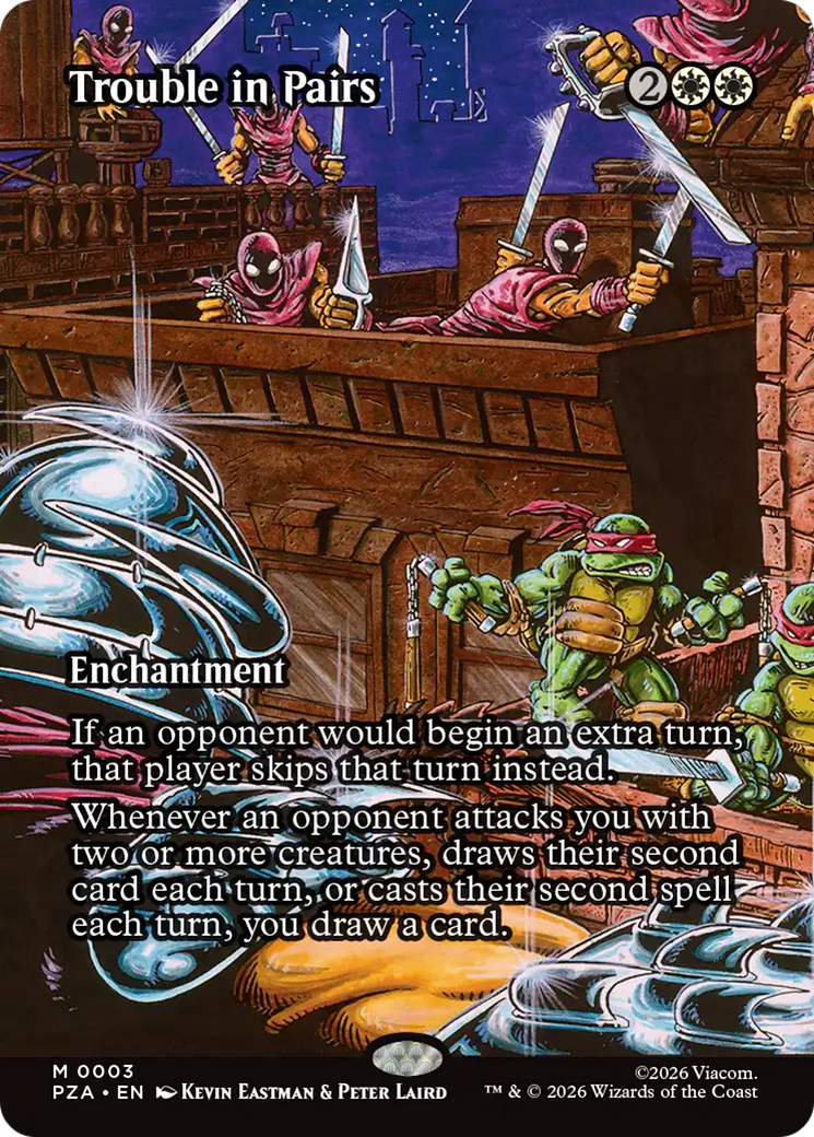 Trouble in Pairs (Borderless) [Teenage Mutant Ninja Turtles Eternal-Legal] | L.A. Mood Comics and Games