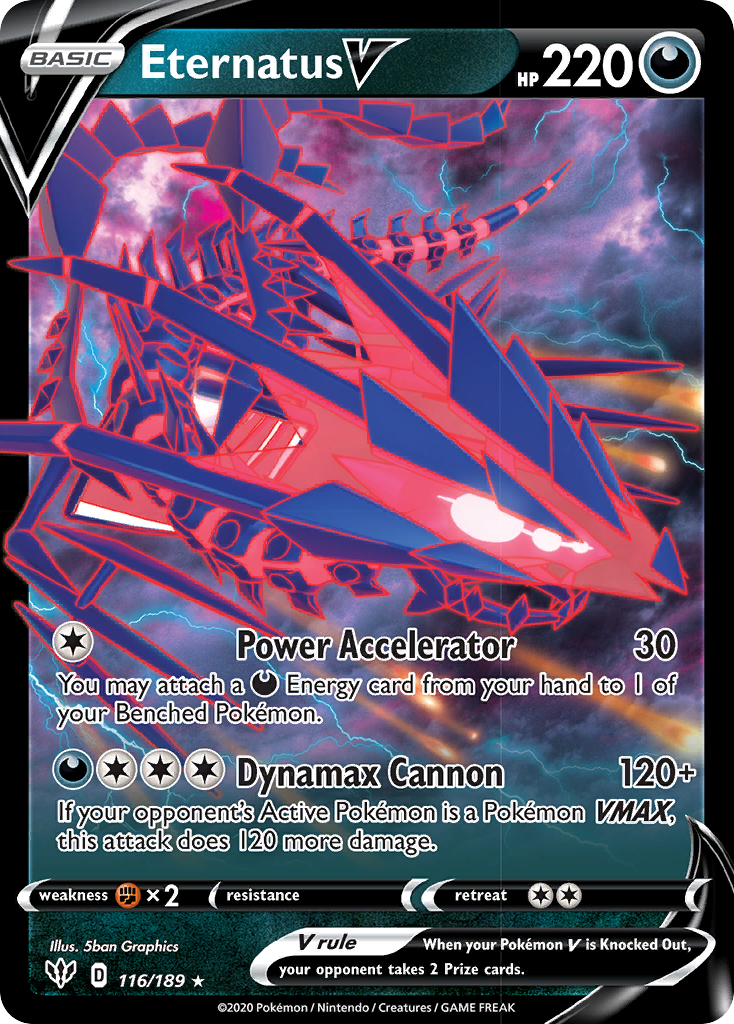Eternatus V (116/189) [Sword & Shield: Darkness Ablaze] | L.A. Mood Comics and Games