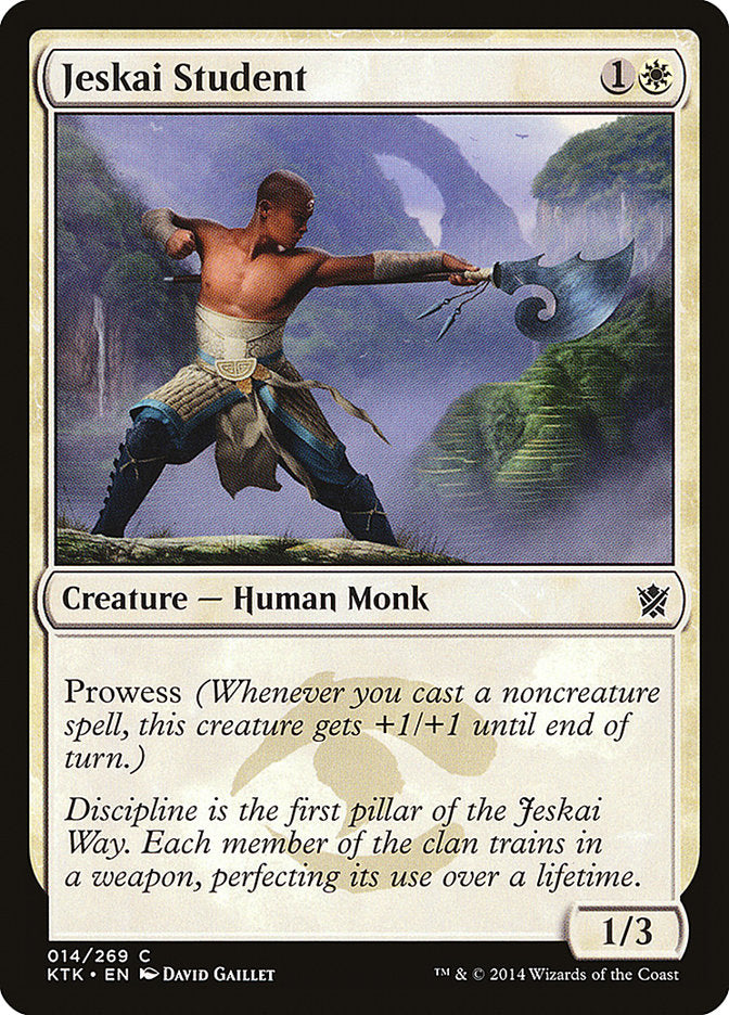 Jeskai Student [Khans of Tarkir] | L.A. Mood Comics and Games