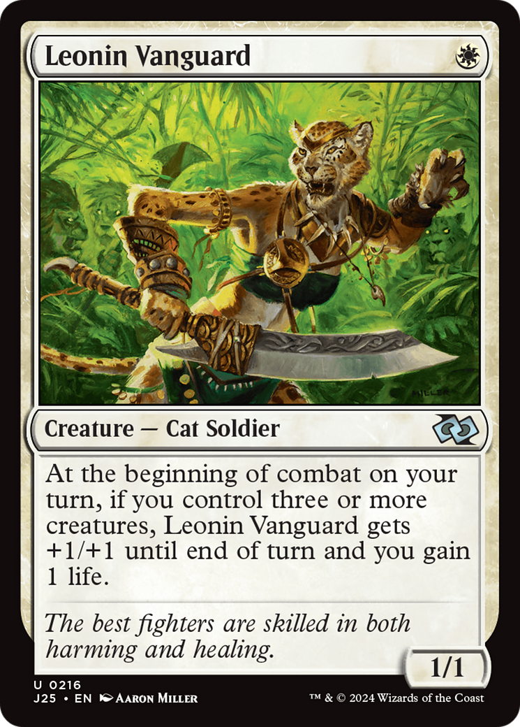 Leonin Vanguard [Foundations Jumpstart] | L.A. Mood Comics and Games