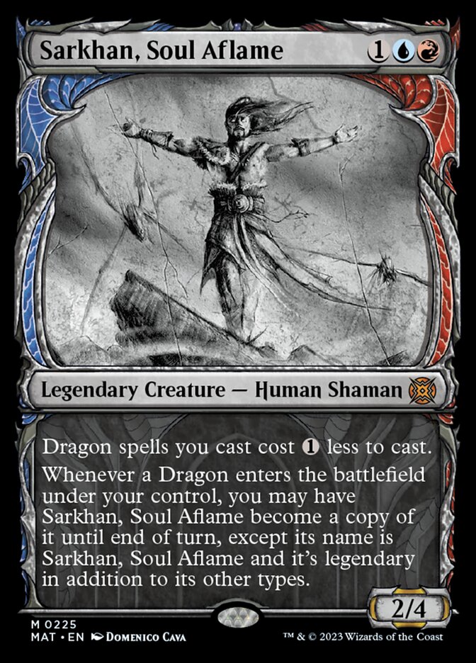 Sarkhan, Soul Aflame (Showcase Halo Foil) [March of the Machine: The Aftermath] | L.A. Mood Comics and Games