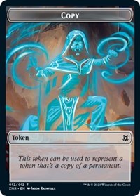 Copy // Kor Warrior Double-Sided Token [Zendikar Rising Tokens] | L.A. Mood Comics and Games