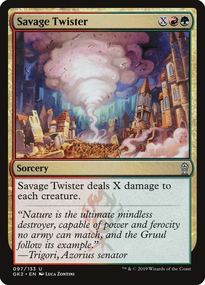 Savage Twister [Ravnica Allegiance Guild Kit] | L.A. Mood Comics and Games