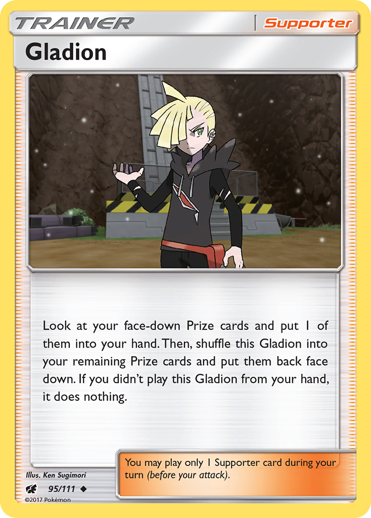 Gladion (95/111) [Sun & Moon: Crimson Invasion] | L.A. Mood Comics and Games