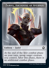 Treasure // Zariel, Archduke of Avernus Emblem Double-Sided Token [Dungeons & Dragons: Adventures in the Forgotten Realms Tokens] | L.A. Mood Comics and Games