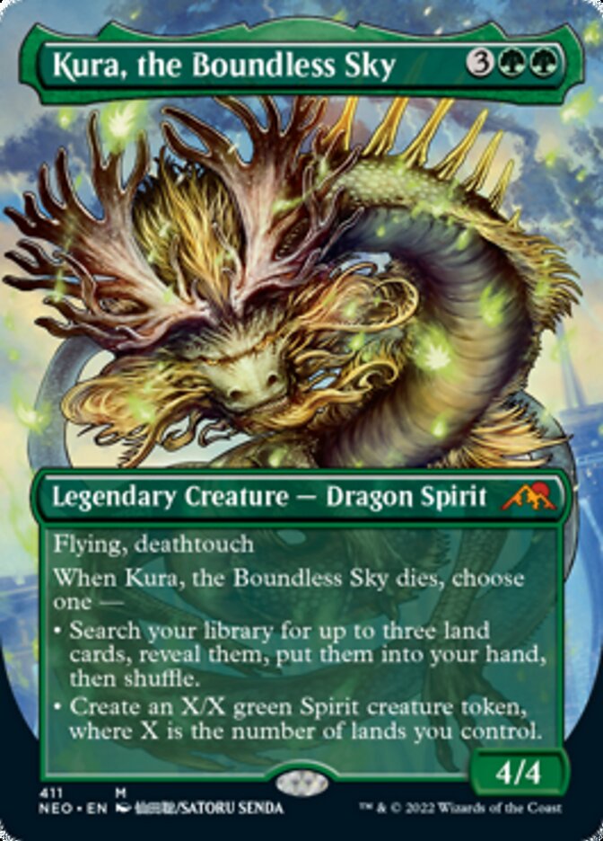 Kura, the Boundless Sky (Borderless Alternate Art) [Kamigawa: Neon Dynasty] | L.A. Mood Comics and Games