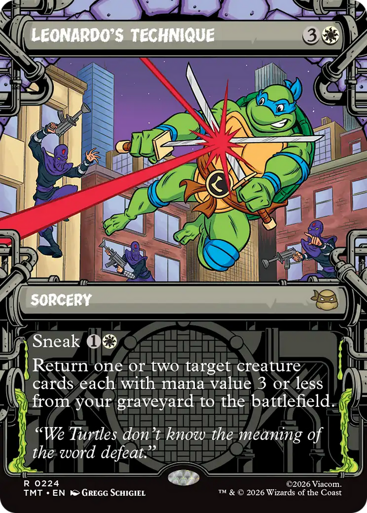 Leonardo's Technique (Showcase) [Teenage Mutant Ninja Turtles] | L.A. Mood Comics and Games