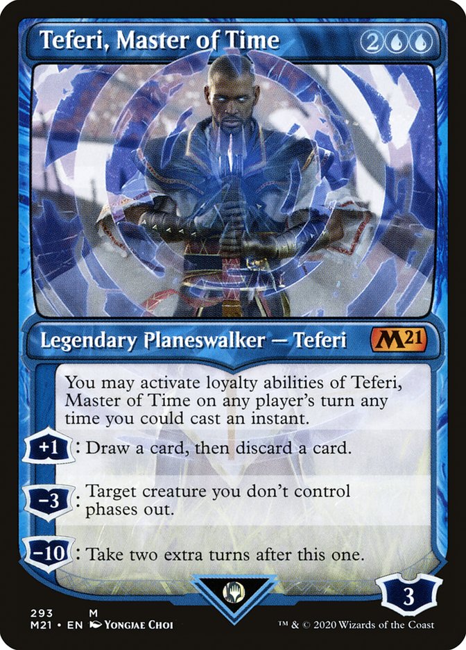 Teferi, Master of Time (Showcase) (293) [Core Set 2021] | L.A. Mood Comics and Games