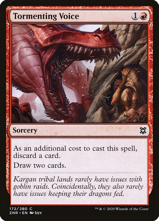 Tormenting Voice [Zendikar Rising] | L.A. Mood Comics and Games