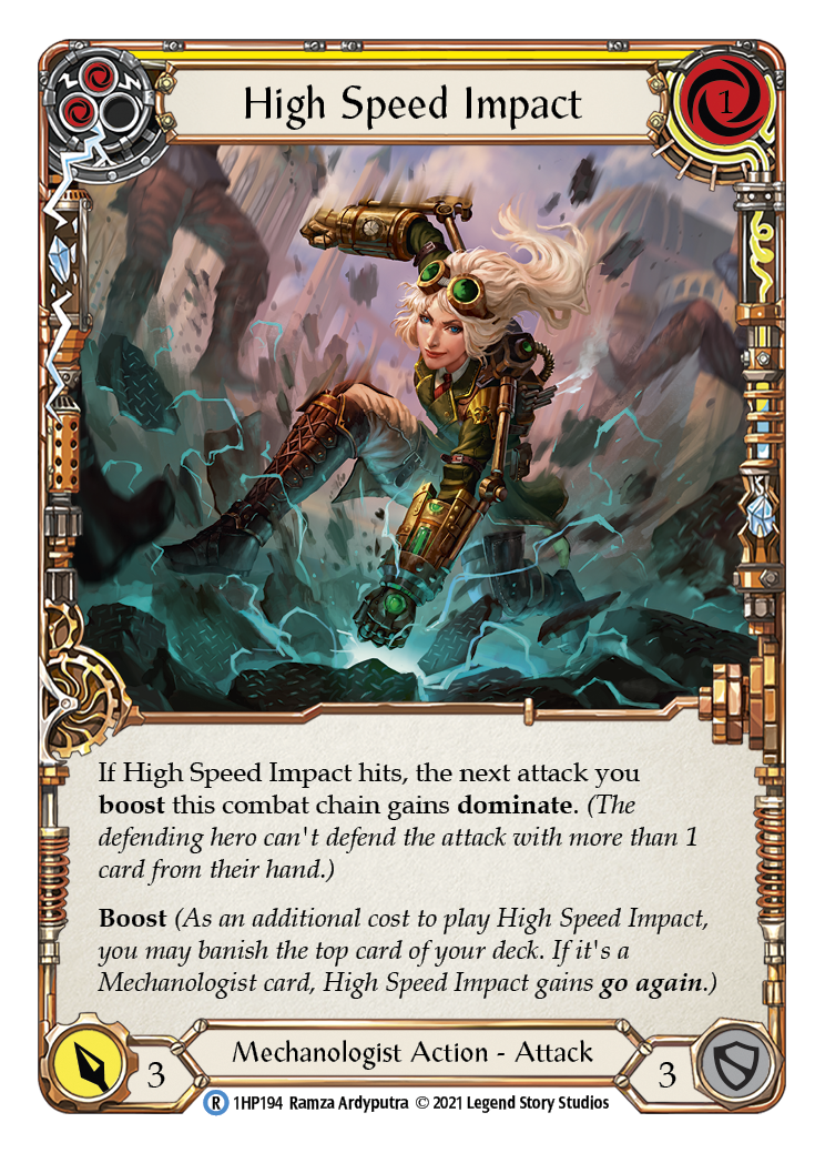 High Speed Impact (Yellow) [1HP194] (History Pack 1) | L.A. Mood Comics and Games
