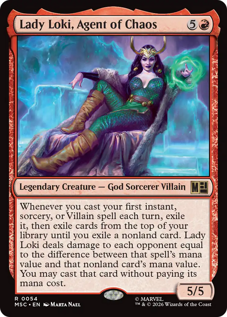 Lady Loki, Agent of Chaos (Surge Foil) [Marvel Super Heroes Commander] | L.A. Mood Comics and Games