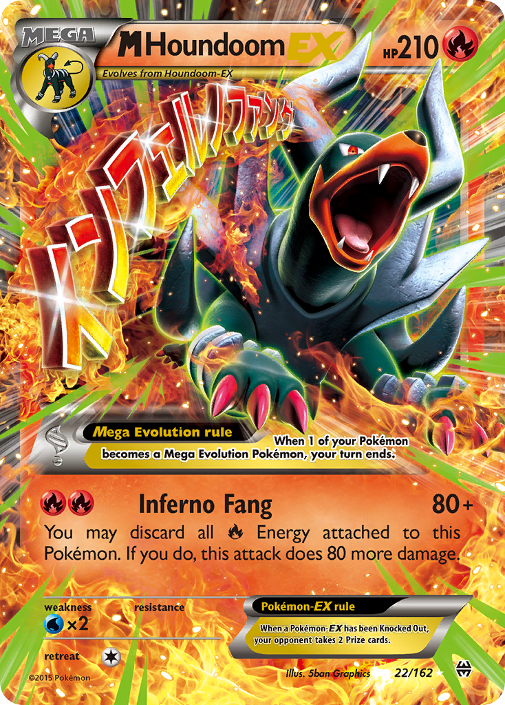 M Houndoom EX (22/162) [XY: BREAKthrough] | L.A. Mood Comics and Games