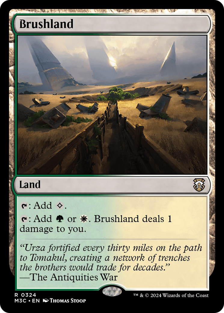 Brushland (Ripple Foil) [Modern Horizons 3 Commander] | L.A. Mood Comics and Games