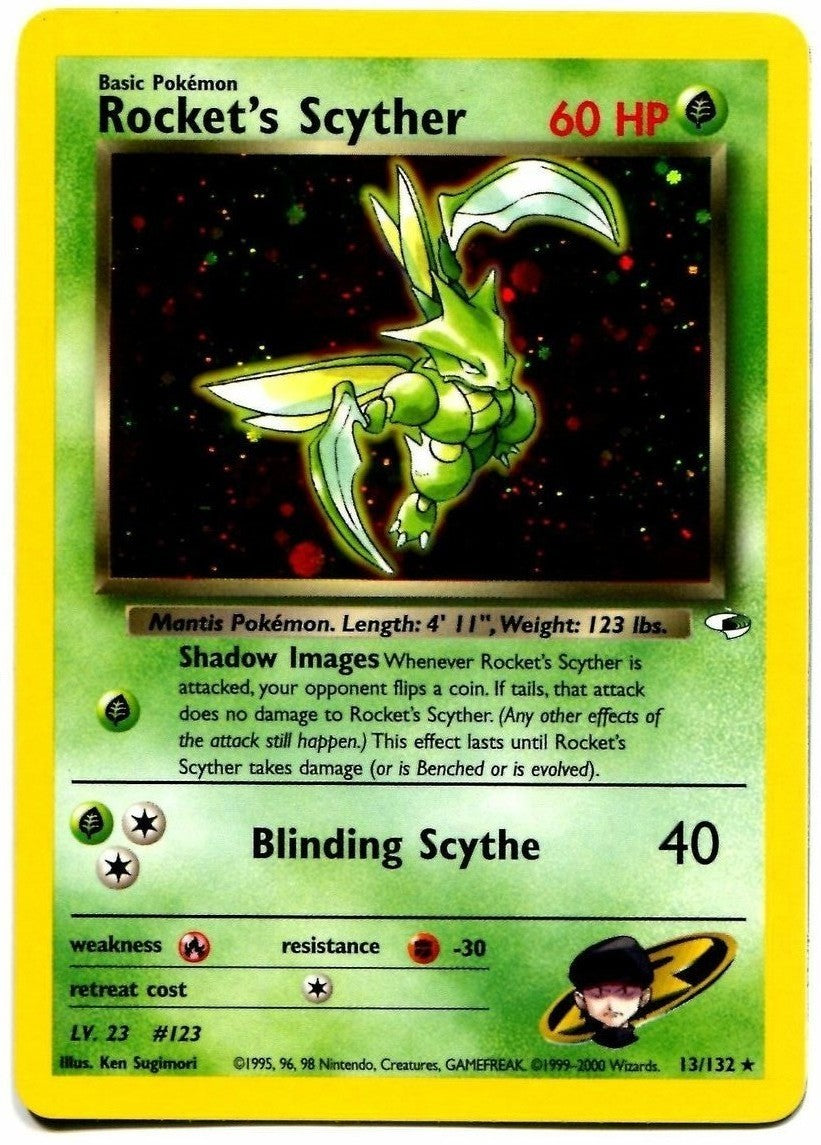 Rocket's Scyther (13/132) [Gym Heroes Unlimited] | L.A. Mood Comics and Games