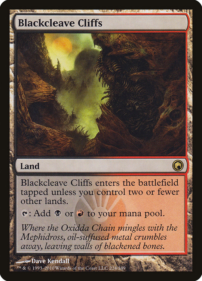 Blackcleave Cliffs [Scars of Mirrodin] | L.A. Mood Comics and Games