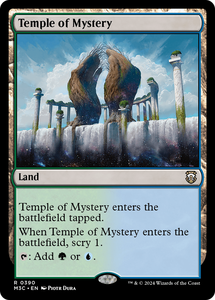 Temple of Mystery (Ripple Foil) [Modern Horizons 3 Commander] | L.A. Mood Comics and Games