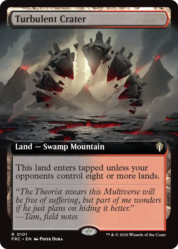 Turbulent Crater (Extended Art) [Reality Fracture Commander] | L.A. Mood Comics and Games