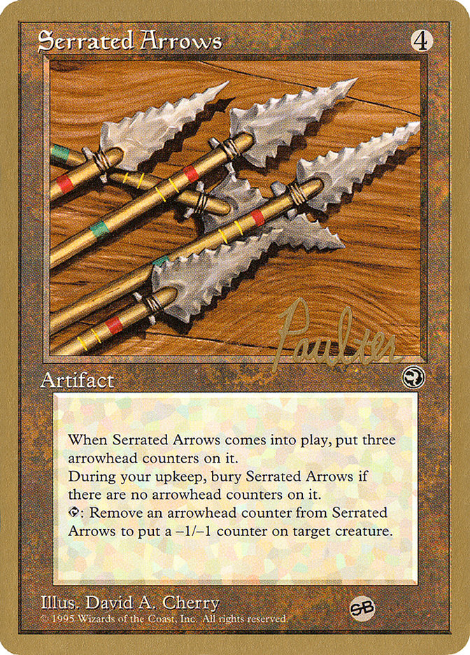 Serrated Arrows (Preston Poulter) (SB) [Pro Tour Collector Set] | L.A. Mood Comics and Games