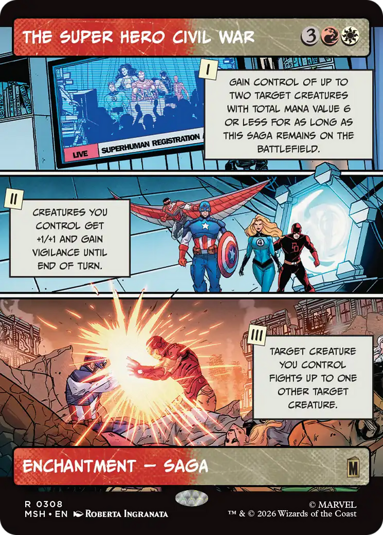 The Super Hero Civil War (Borderless) [Marvel Super Heroes] | L.A. Mood Comics and Games