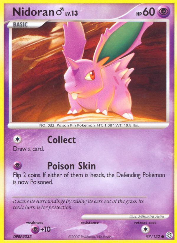 Nidoran (97/132) (Male) [Diamond & Pearl: Secret Wonders] | L.A. Mood Comics and Games