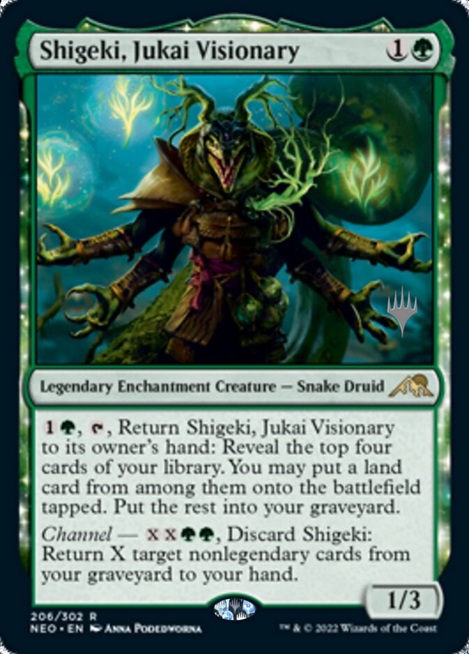 Shigeki, Jukai Visionary (Promo Pack) [Kamigawa: Neon Dynasty Promos] | L.A. Mood Comics and Games