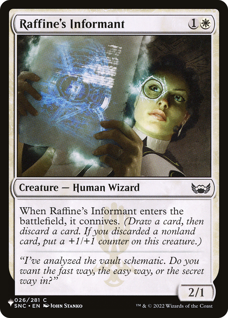 Raffine's Informant [The List] | L.A. Mood Comics and Games