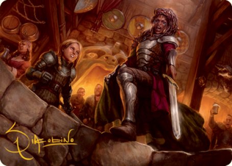 Veteran Dungeoneer Art Card (Gold-Stamped Signature) [Dungeons & Dragons: Adventures in the Forgotten Realms Art Series] | L.A. Mood Comics and Games