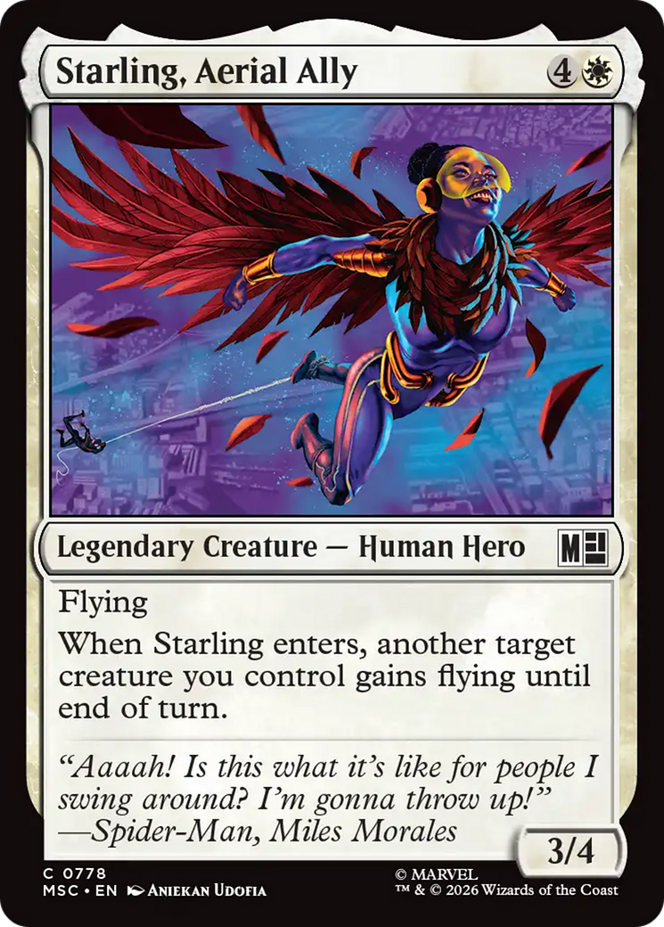 Starling, Aerial Ally [Marvel Super Heroes Commander] | L.A. Mood Comics and Games