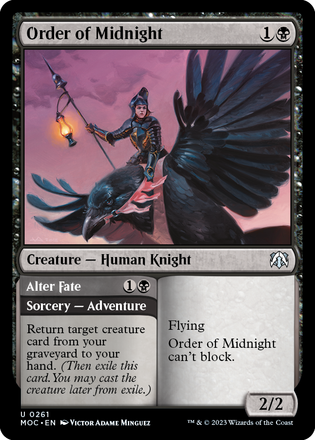 Order of Midnight // Alter Fate [March of the Machine Commander] | L.A. Mood Comics and Games