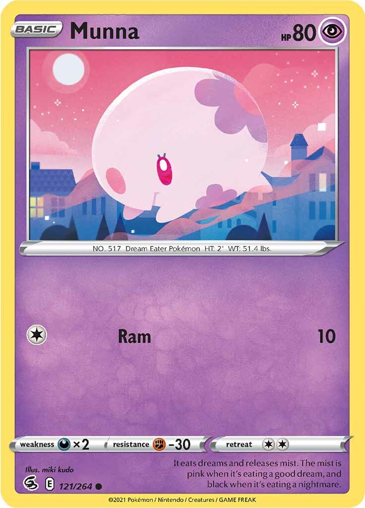 Munna (121/264) [Sword & Shield: Fusion Strike] | L.A. Mood Comics and Games