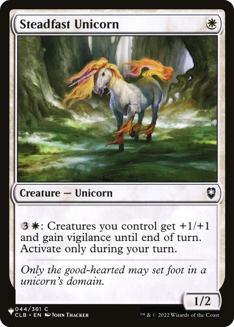 Steadfast Unicorn [The List] | L.A. Mood Comics and Games
