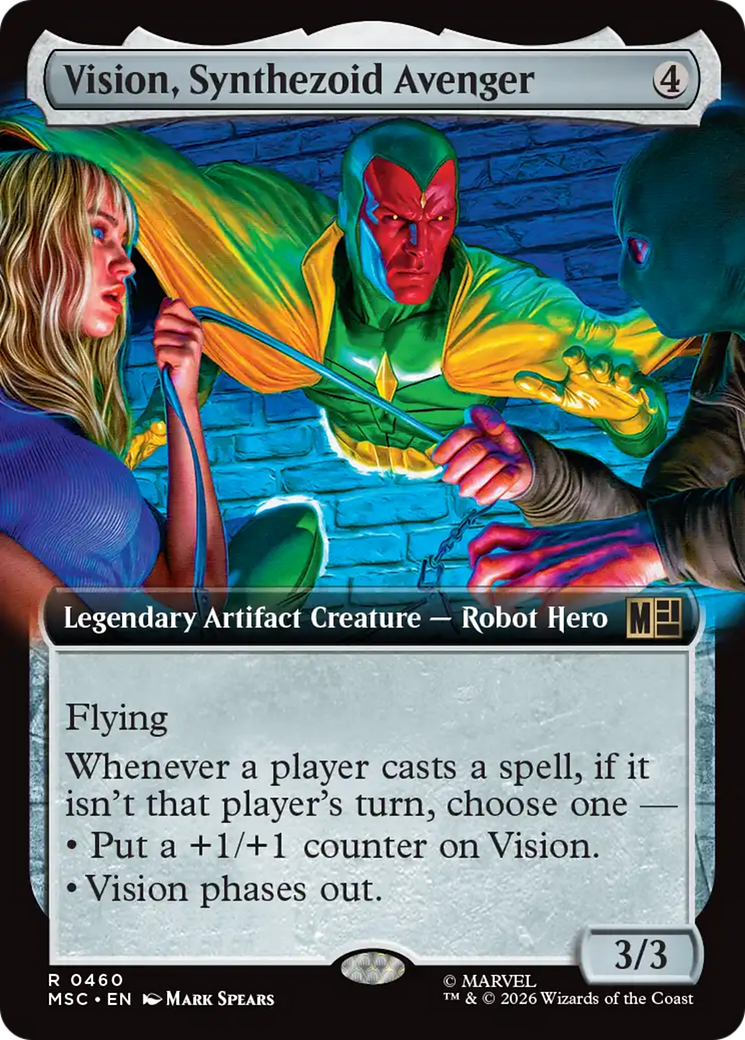 Vision, Synthezoid Avenger (Extended Art) [Marvel Super Heroes Commander] | L.A. Mood Comics and Games