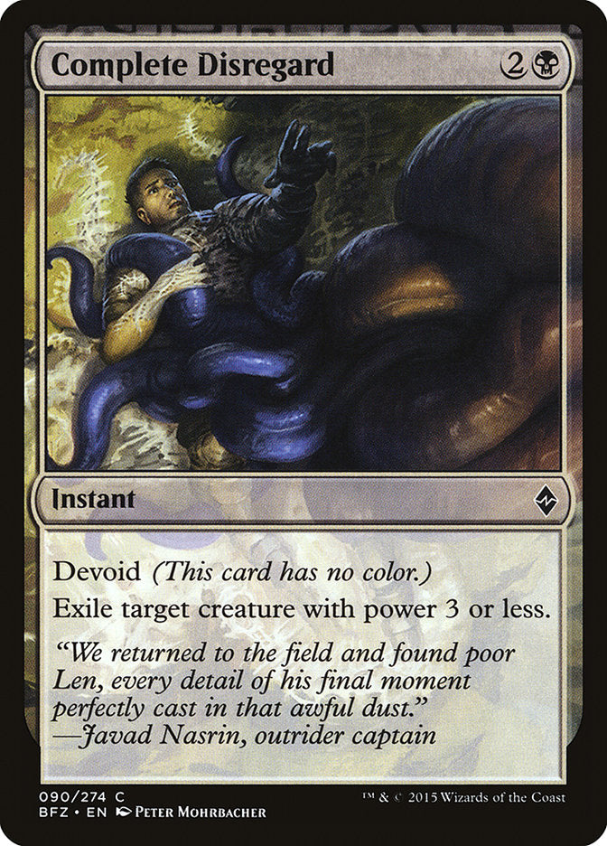 Complete Disregard [Battle for Zendikar] | L.A. Mood Comics and Games