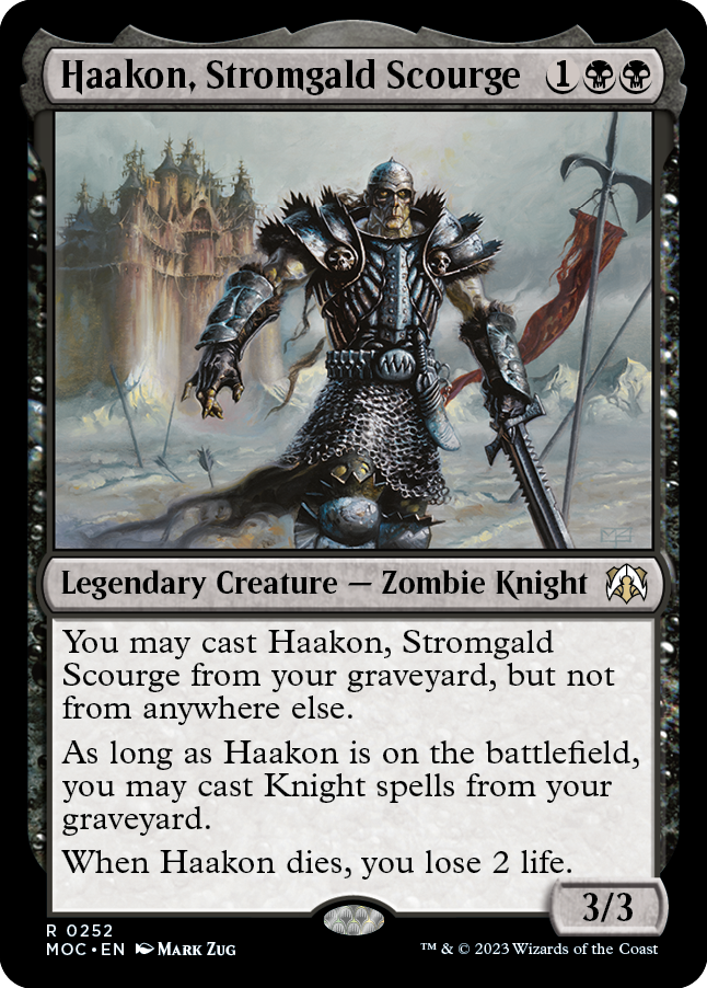 Haakon, Stromgald Scourge [March of the Machine Commander] | L.A. Mood Comics and Games