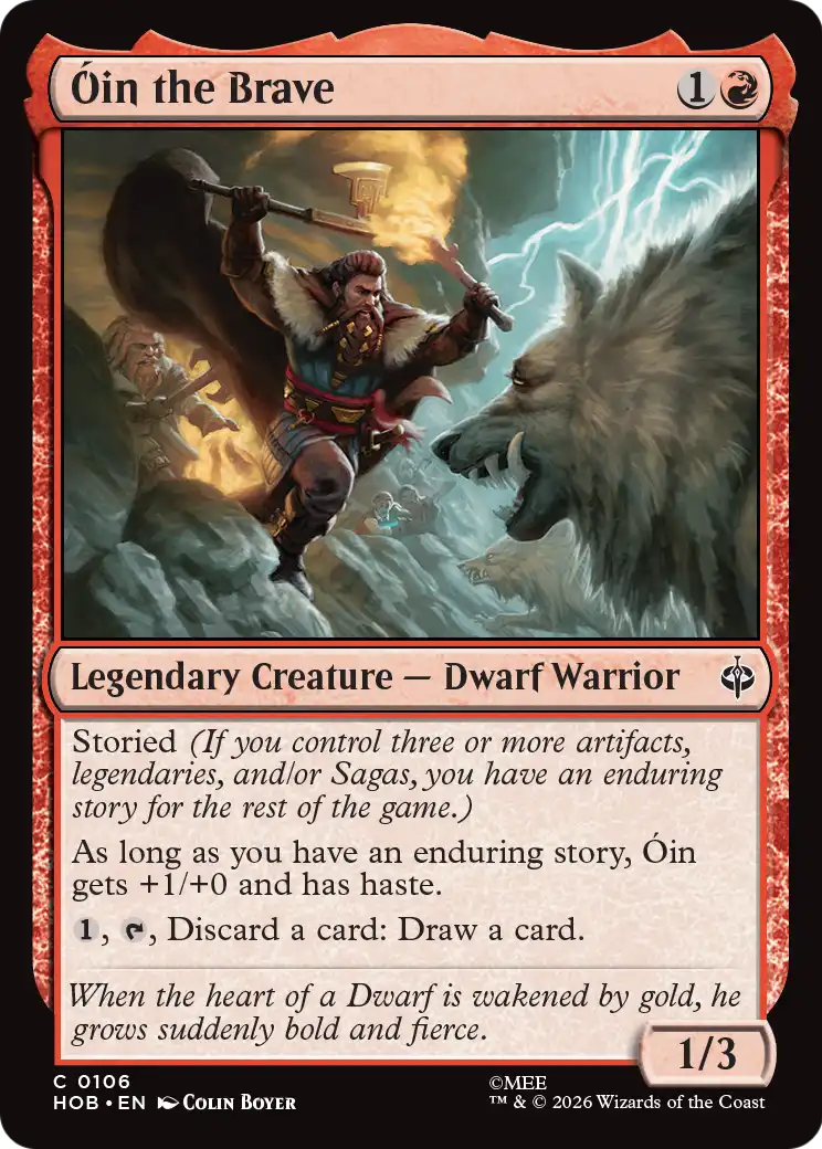 Oin the Brave [The Hobbit] | L.A. Mood Comics and Games