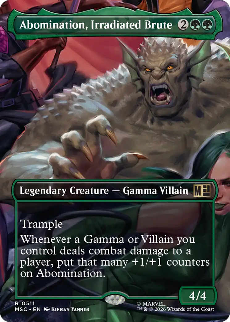 Abomination, Irradiated Brute (Borderless) [Marvel Super Heroes Commander] | L.A. Mood Comics and Games