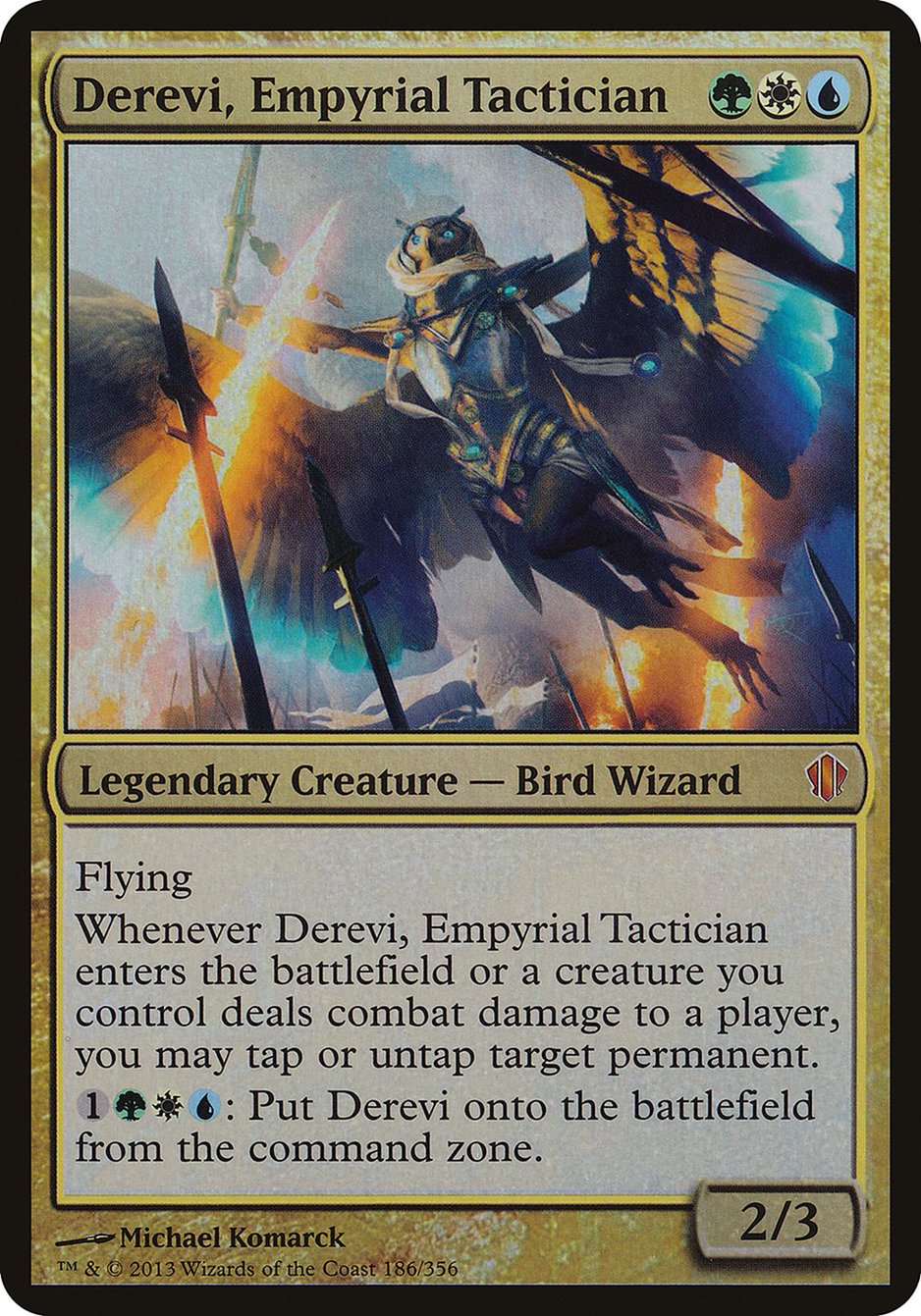 Derevi, Empyrial Tactician (Oversized) [Commander 2013 Oversized] | L.A. Mood Comics and Games