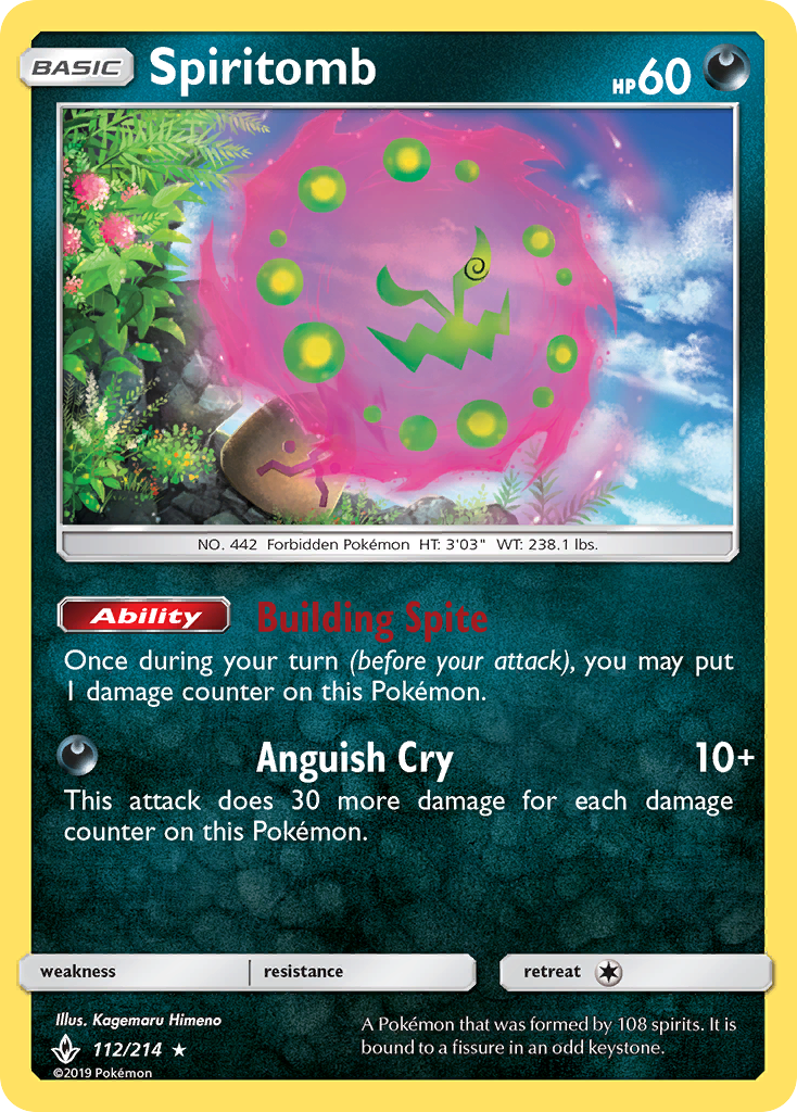 Spiritomb (112/214) [Sun & Moon: Unbroken Bonds] | L.A. Mood Comics and Games