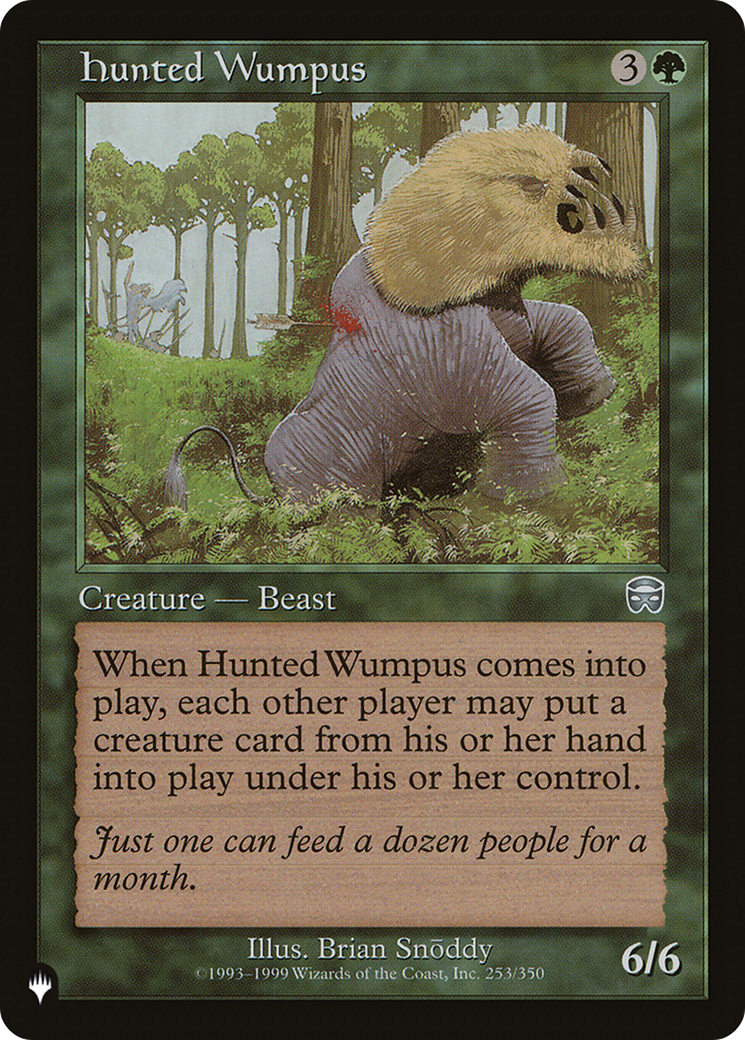 Hunted Wumpus [The List] | L.A. Mood Comics and Games