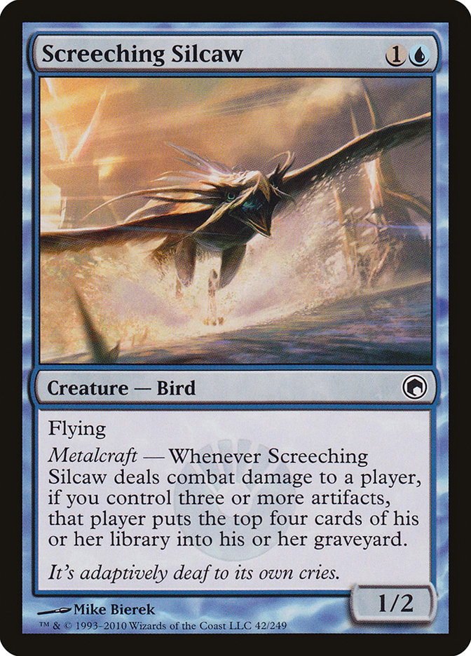 Screeching Silcaw [Scars of Mirrodin] | L.A. Mood Comics and Games