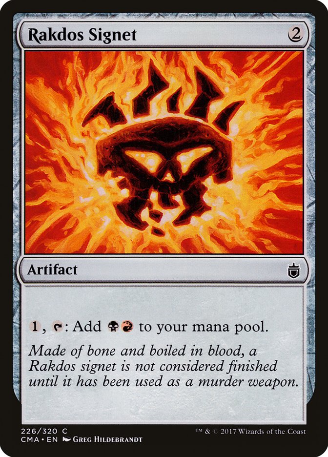 Rakdos Signet [Commander Anthology] | L.A. Mood Comics and Games