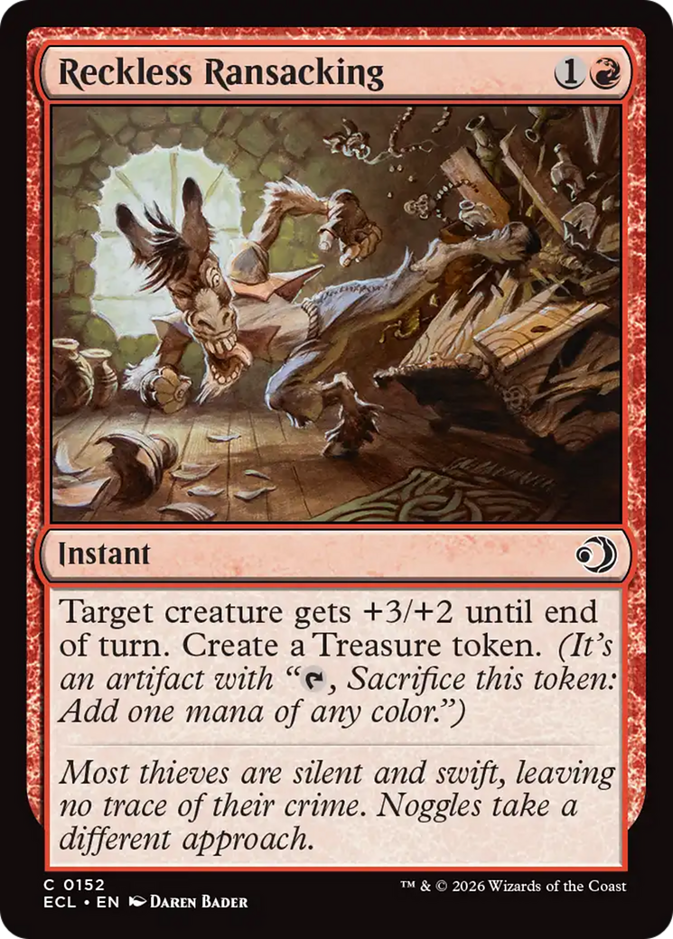 Reckless Ransacking [Lorwyn Eclipsed] | L.A. Mood Comics and Games