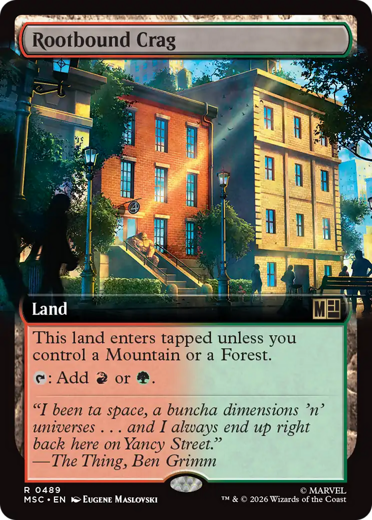 Rootbound Crag (Extended Art) [Marvel Super Heroes Commander] | L.A. Mood Comics and Games