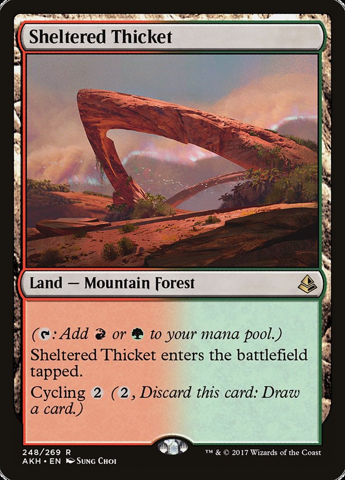 Sheltered Thicket [Amonkhet] | L.A. Mood Comics and Games