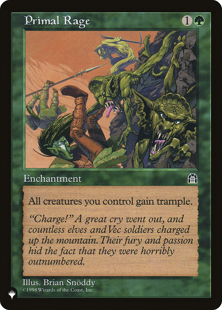 Primal Rage [The List] | L.A. Mood Comics and Games