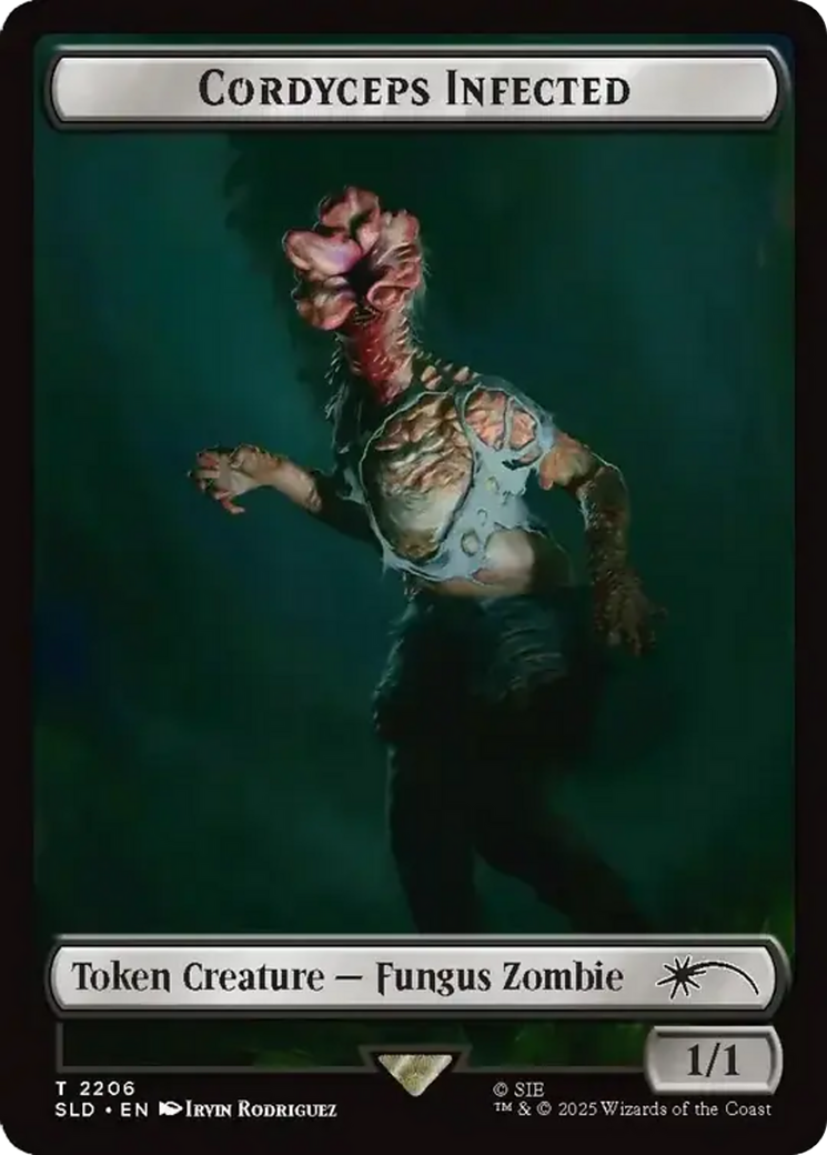 Cordyceps Infected Token (2206) [Secret Lair Drop Series] | L.A. Mood Comics and Games