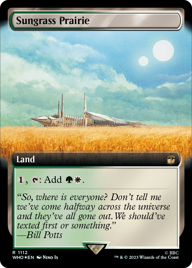 Sungrass Prairie (Extended Art) (Surge Foil) [Doctor Who] | L.A. Mood Comics and Games