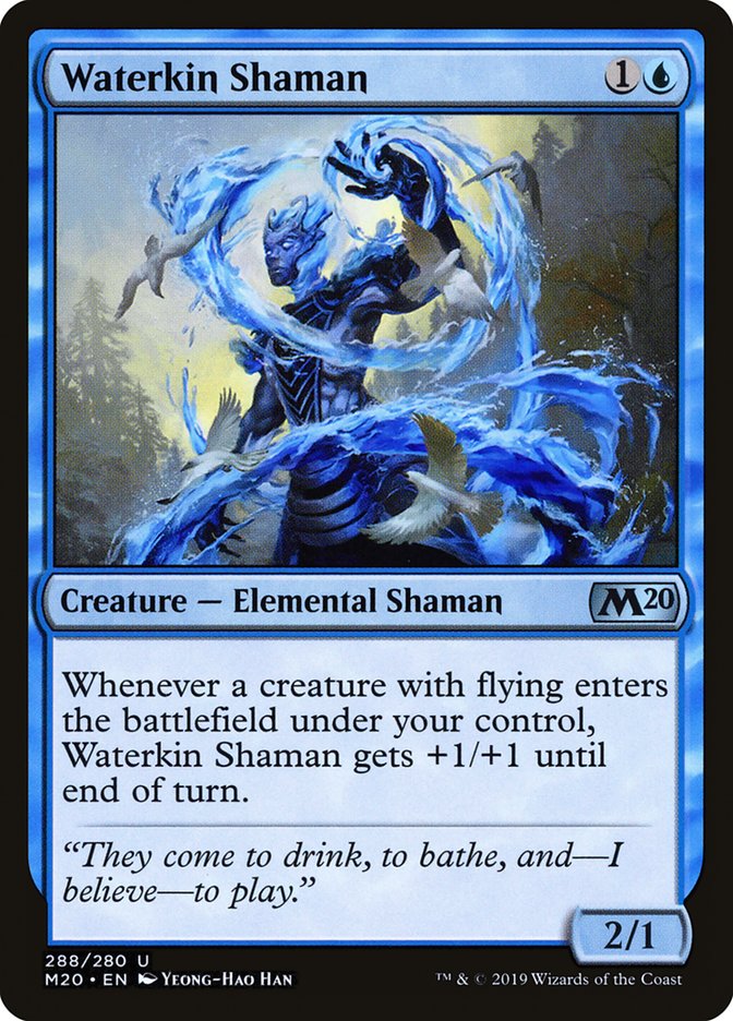 Waterkin Shaman [Core Set 2020] | L.A. Mood Comics and Games