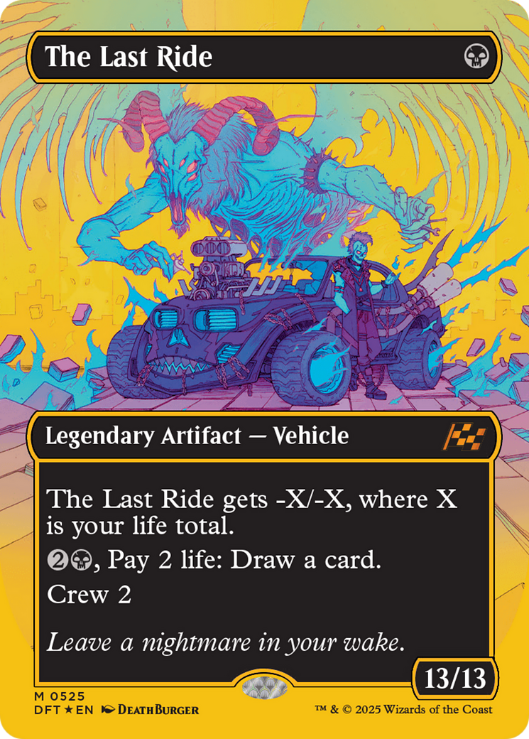 The Last Ride (Borderless) (First-Place Foil) [Aetherdrift] | L.A. Mood Comics and Games