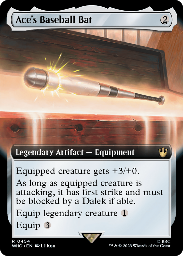 Ace's Baseball Bat (Extended Art) [Doctor Who] | L.A. Mood Comics and Games